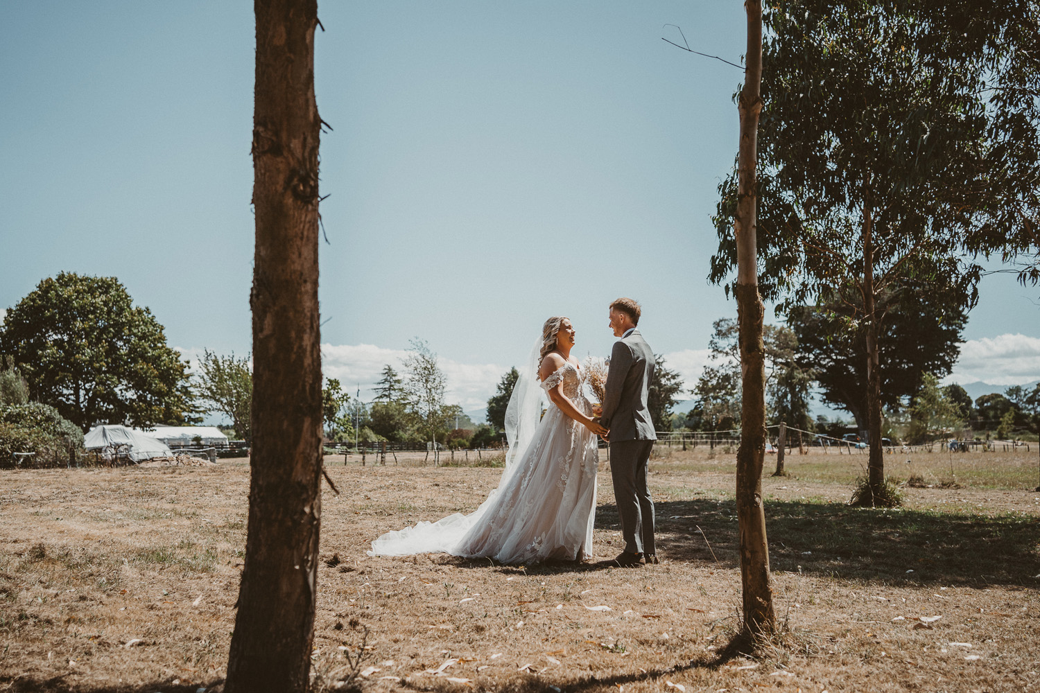 A Joyful Outdoor Wedding on the Family Farm