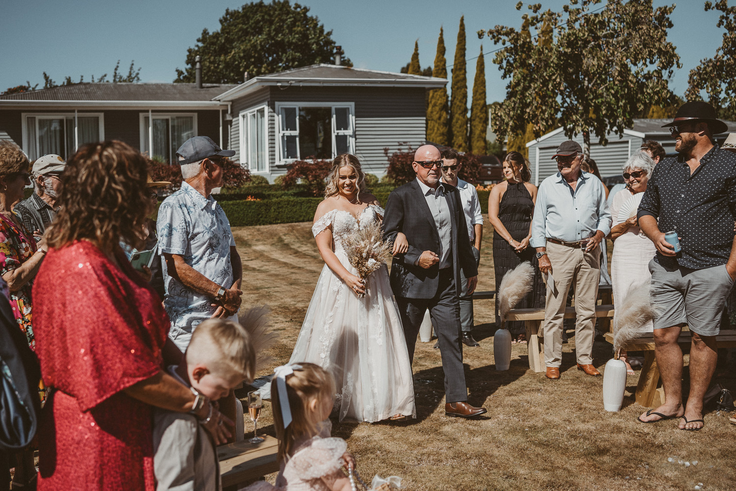 A Joyful Outdoor Wedding on the Family Farm
