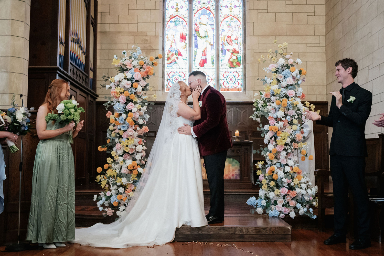 Romantic Church & Estate Wedding in Auckland