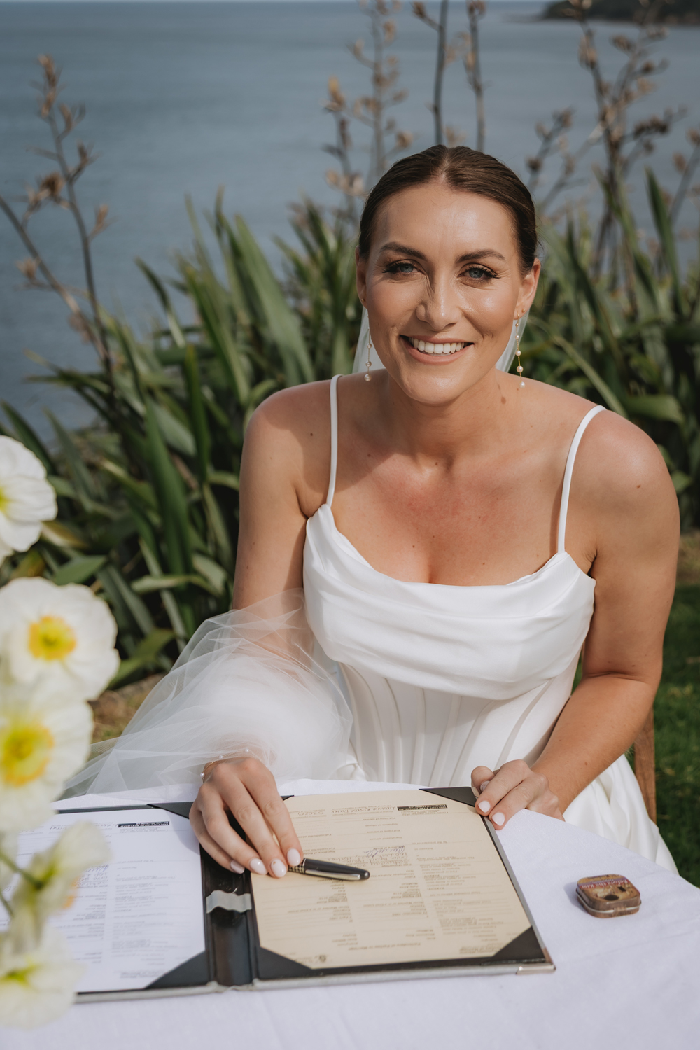 Picturesque Beach Wedding at Orua Beach House