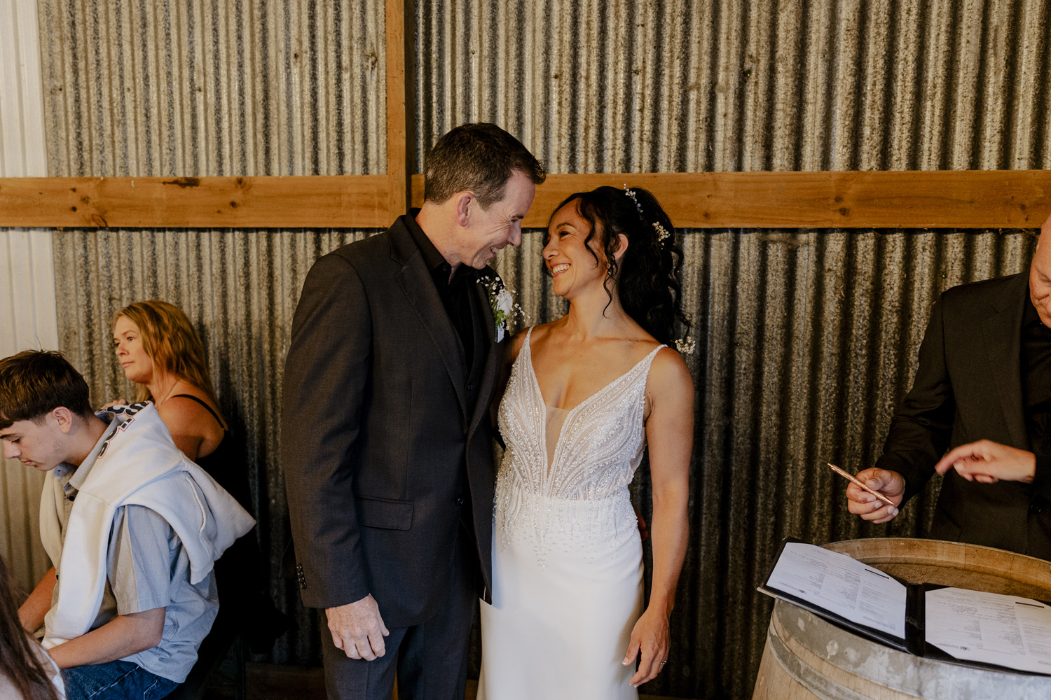 Intimate Barn Wedding at Sudbury