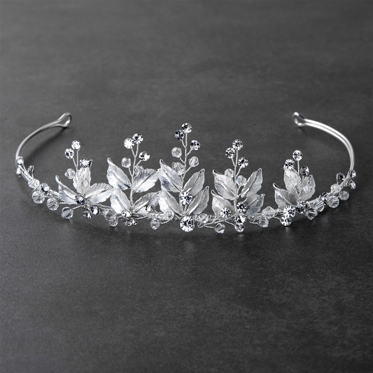 Silver Floral Headpiece