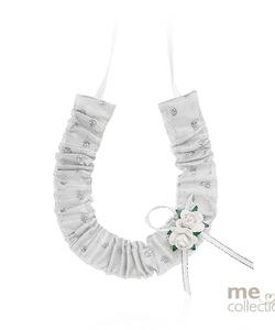 Silver Organza Horseshoe