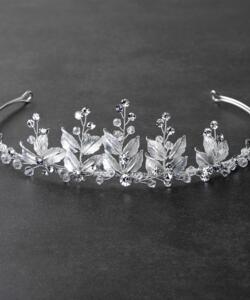 Silver Floral Headpiece