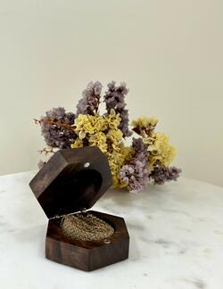 Hexagonal walnut