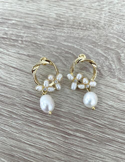 Pearl hoops