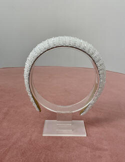 Crystal & pearl band