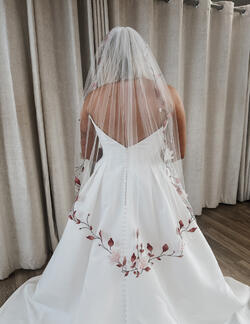 Floral veil