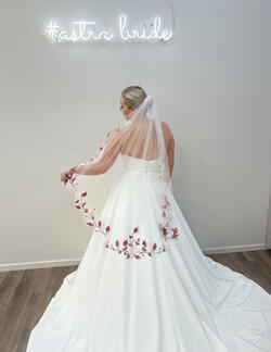 Floral veil
