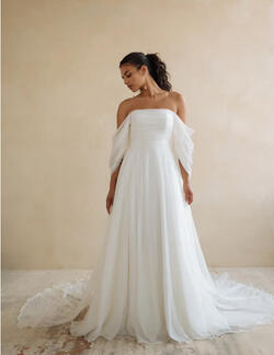 Jenny Yoo Noa Chiffon Wedding Dress