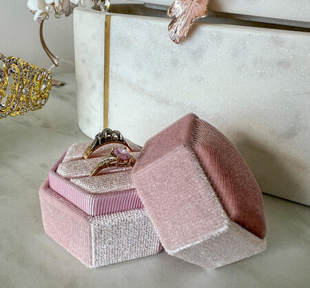 Mini Hex Box Pink