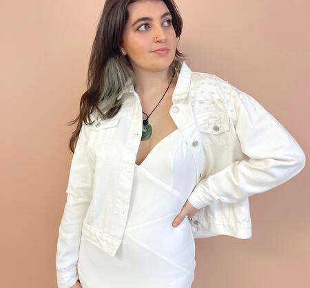 Pearl Jacket White