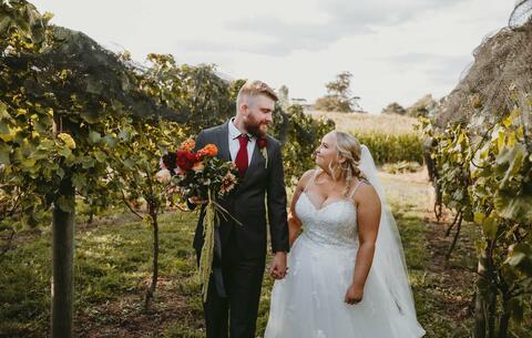 Rustic Waikato Winery Wedding