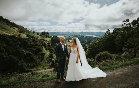 Magnificent Lodge Wedding in Akaroa