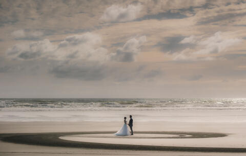 Serene Beach Wedding at Castaways Resort