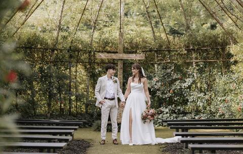 Captivating Garden Wedding at TreeChurch and Gardens