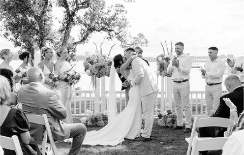Scenic Waterfront Wedding in the Bay of Islands