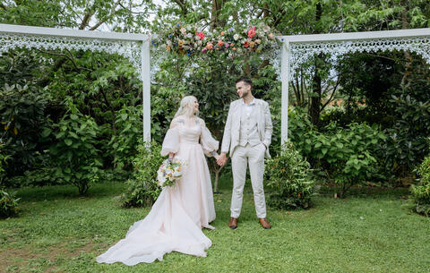 Whimsical Garden Wedding at Dellrian Gardens
