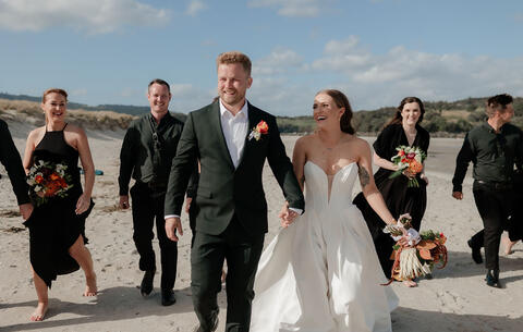 Joyful Outdoor Wedding at The Stables