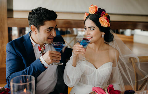 Echoes of Passion -  Frida Kahlo Inspired Styled Shoot