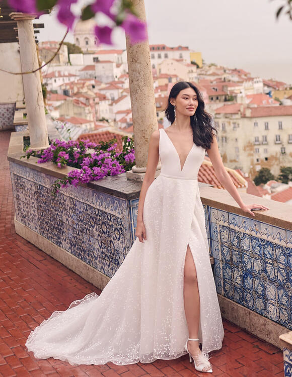 Wedding dress for inverted triangle hot sale