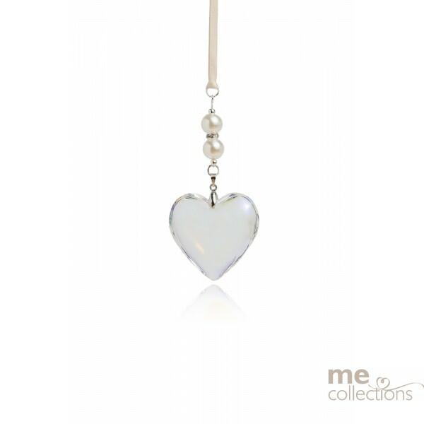 Glass Heart Charm