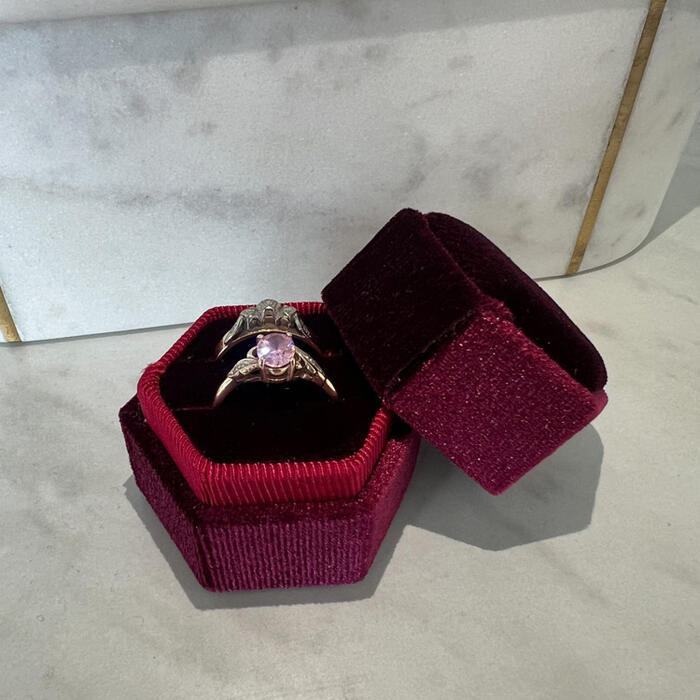 Mini Hex Box red