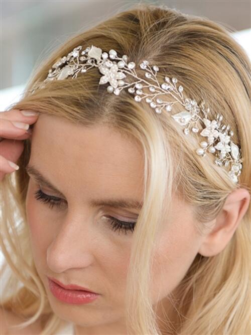 Designer bridal headband