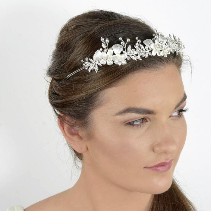 Delicate silver Headpiece