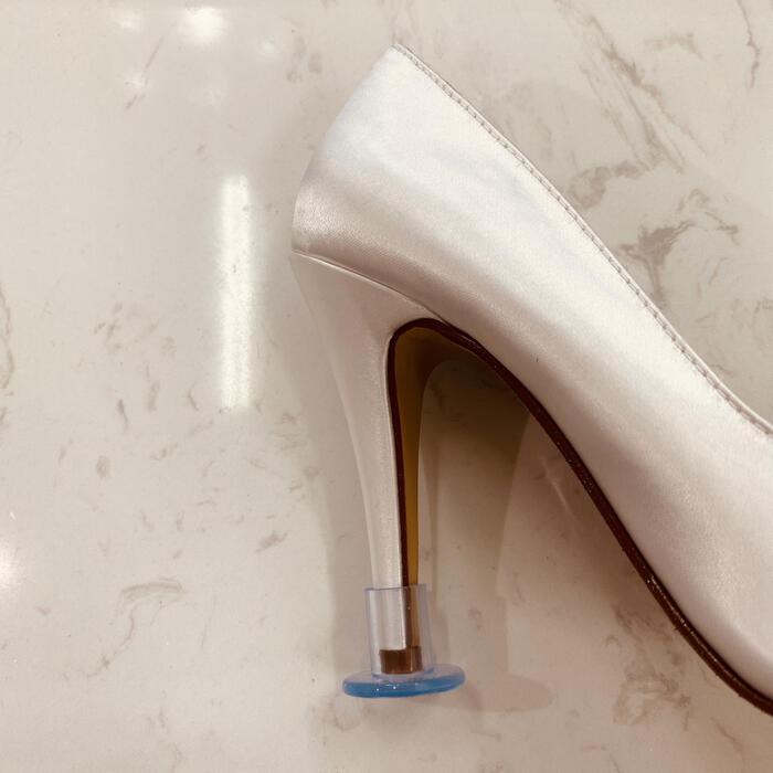 Wedding heel protectors top