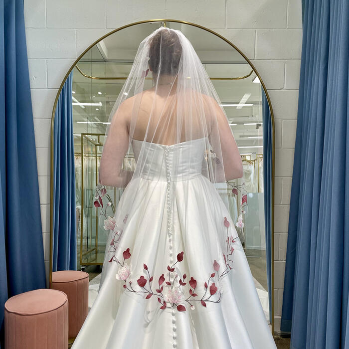 Floral veil