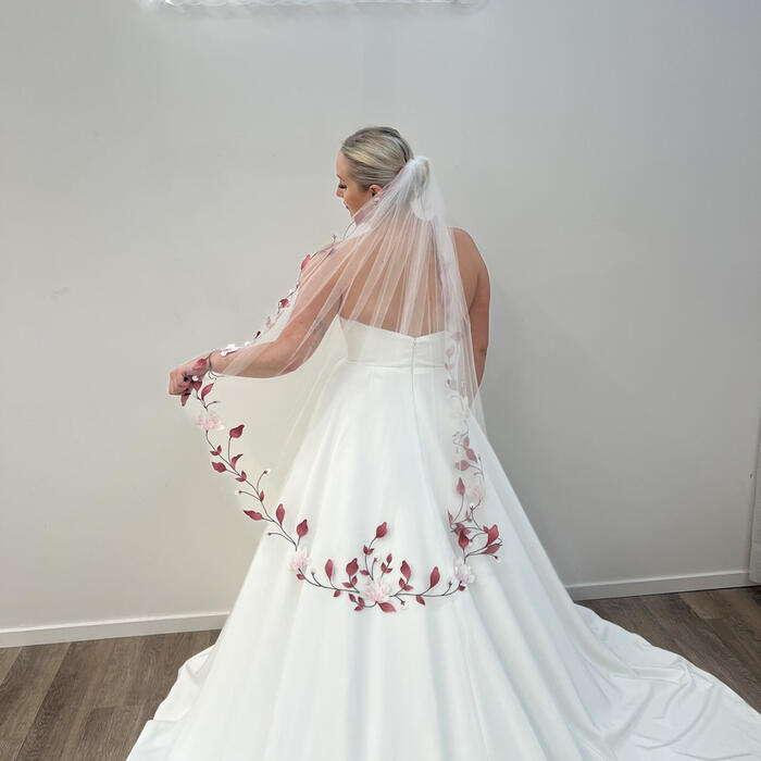 Floral veil