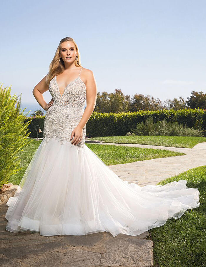 Casablanca mermaid wedding dress sales