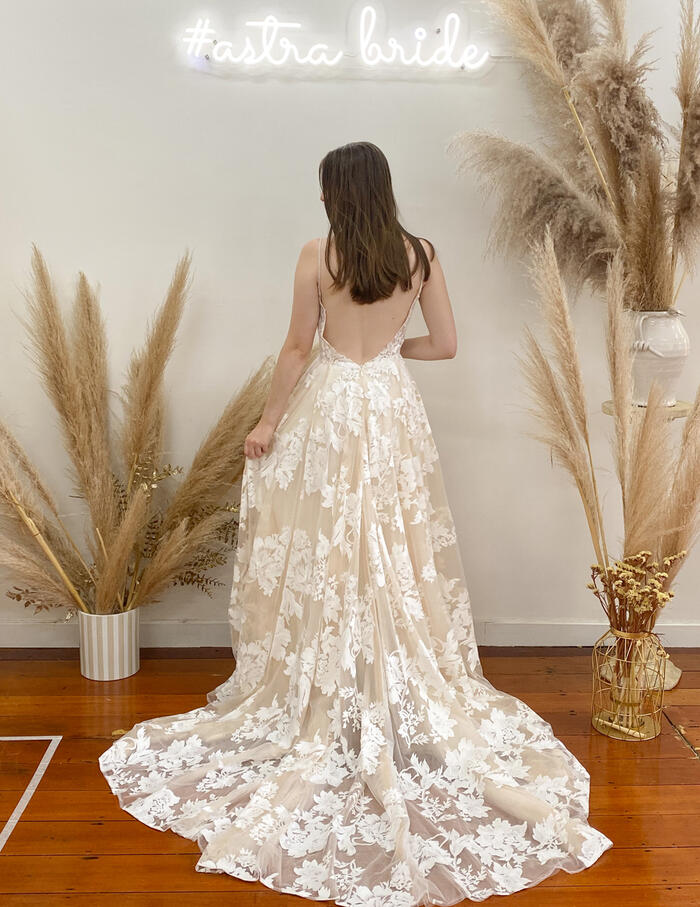 Astra Bridal Forget Me Knot Flora Wedding Dress New Zealand