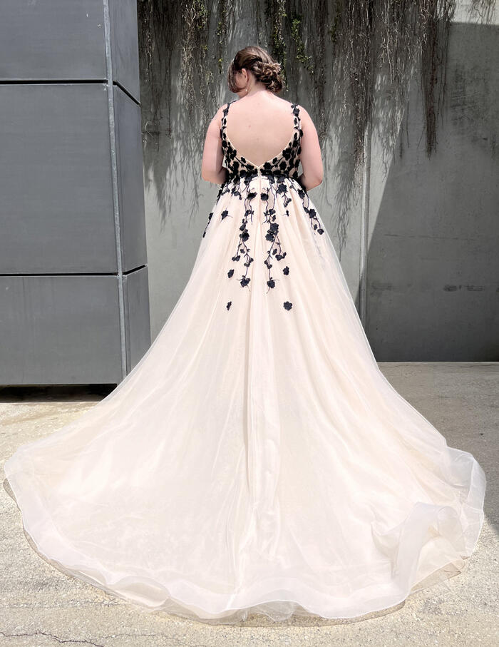 Forget me not wedding dress top
