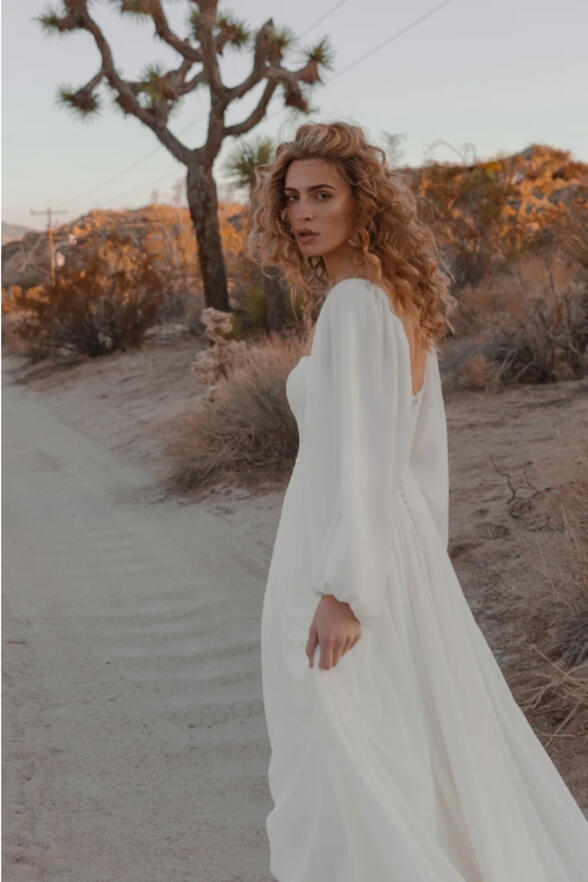 Jenny yoo long sleeve dress new arrivals