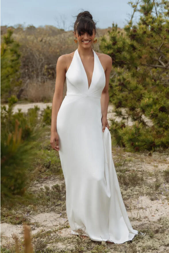 Jenny yoo halter sales dress