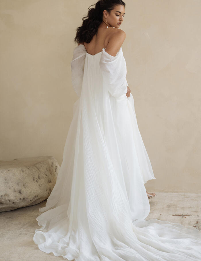 Jenny Yoo Noa Chiffon Wedding Dress