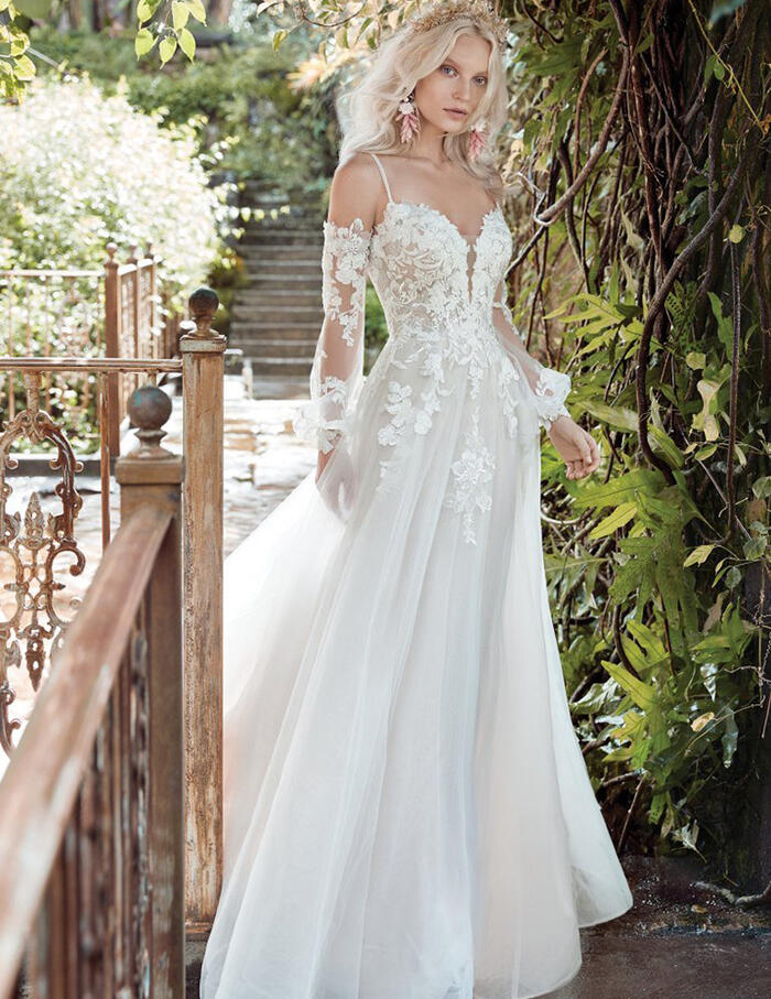 Maggie sottero detachable train 2025