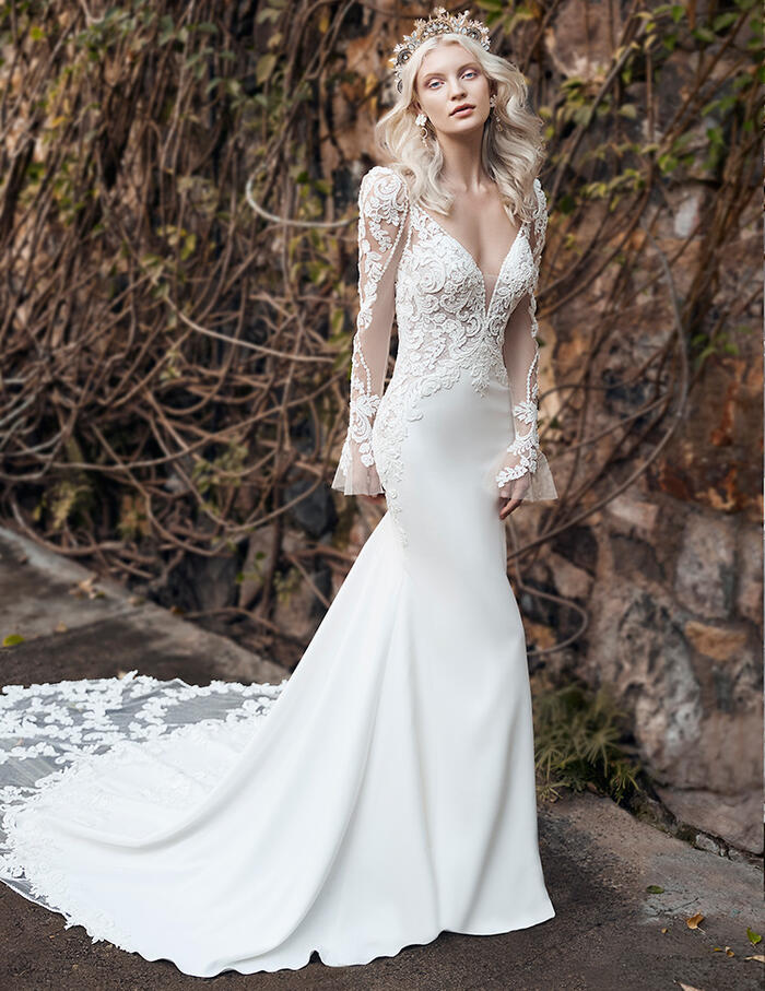 Maggie sottero shop long sleeve