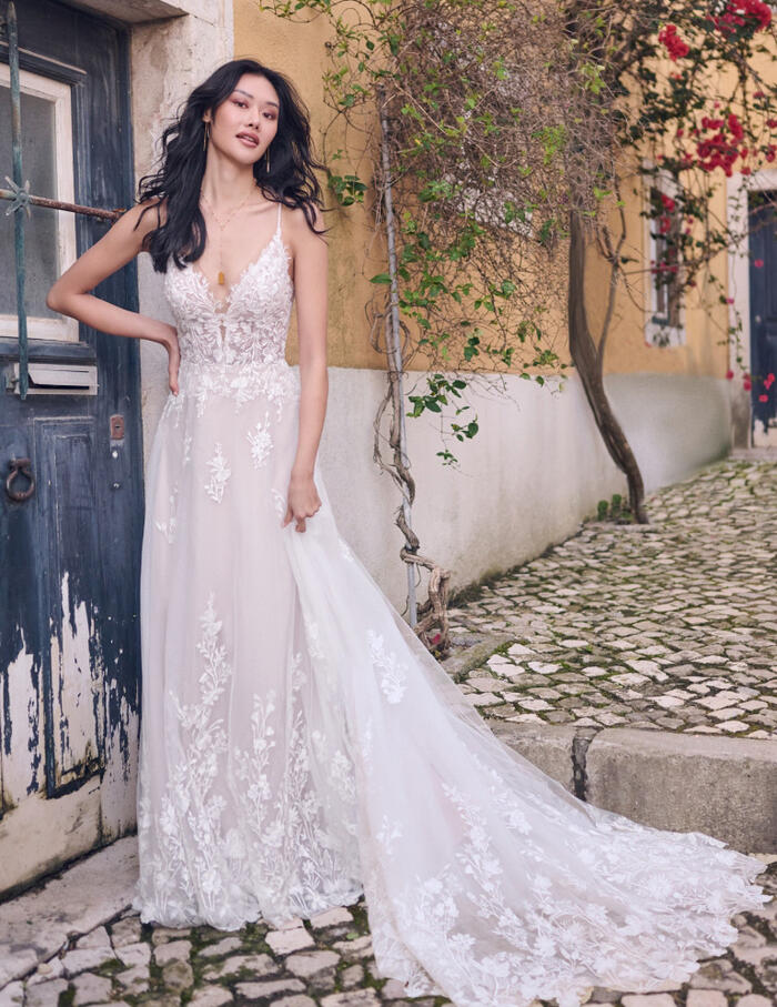 Maggie sottero a line dress clearance